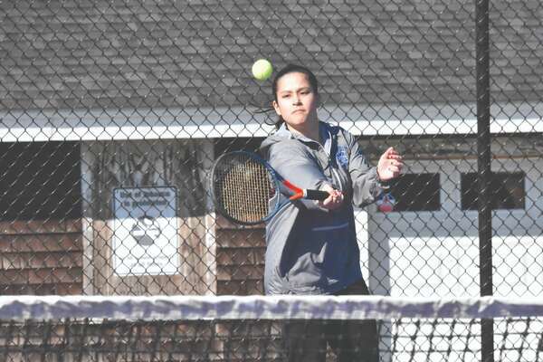 Alongside Malone, senior Lilly Gould is back at second singles for a third straight season. FILE PHOTO