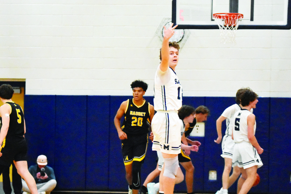 Monomoy boys basketball has already secured a spot in the Division 4 state tournament, while the Sharks girls team still has some work to do in its remaining regular season games.