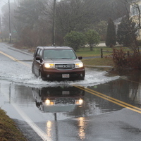 Flooding on Uncle Venie's Road. WILLIAM F. GALVIN PHOTO