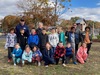 Students in Ms. Gvazdauskas’ second grade class were among those who welcomed the new trees to their school. COURTESY PHOTO