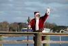The Jolly Elf will arrive by boat in Town Cove Saturday morning. FILE PHOTO