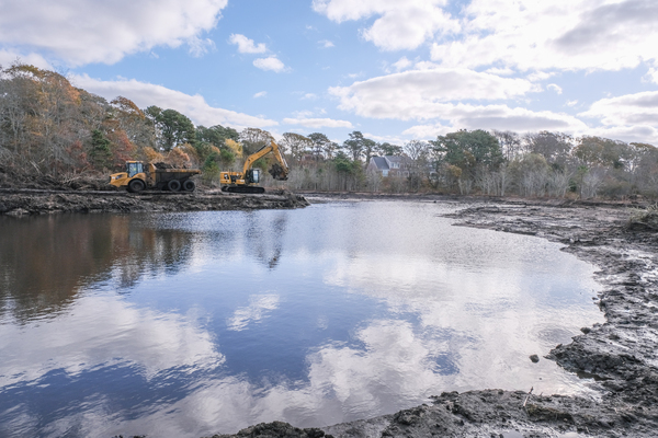 The creation of ponds is underway as the eco-restoration project in the preserve moves forward.
GERRY BEETHAM PHOTOS