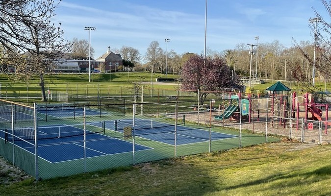 The field area along Eldredge Park Way was the subject of a study completed in November by the recreation advisory committee in Orleans.  RYAN BRAY PHOTO